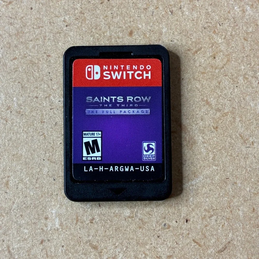 Saints Row The Third Remastered Switch Cartridge Only Clean & Tested